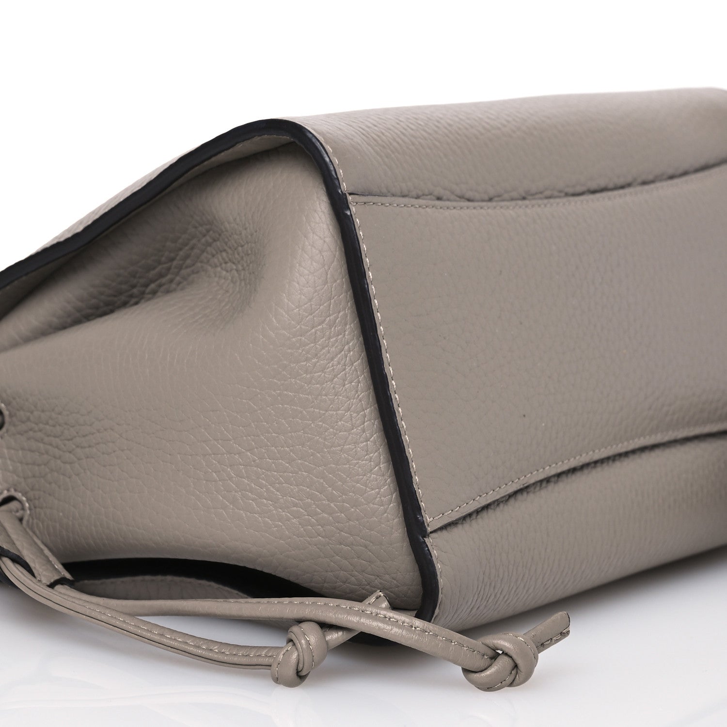 Mulberry Heavy Grain Small Iris Tote Solid Grey 9 of 13