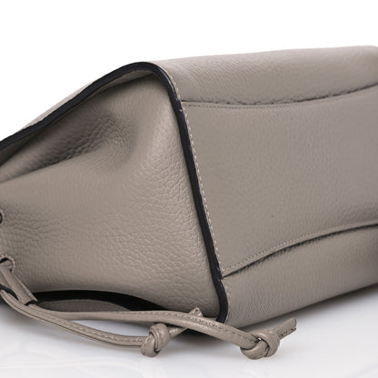 Mulberry Heavy Grain Small Iris Tote Solid Grey 9 of 13