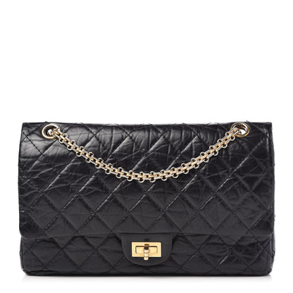 Chanel Aged Calfskin Quilted 2.55 Reissue 226 Flap Black 1 of 9