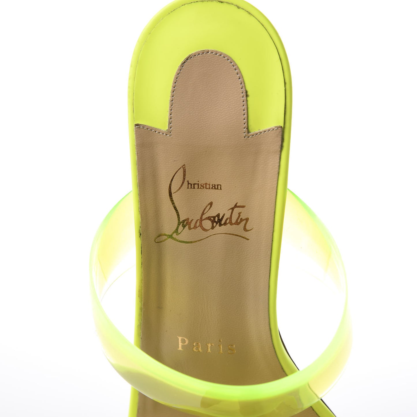 PVC Ovida 85 Slide Sandals 38.5 Yellow
