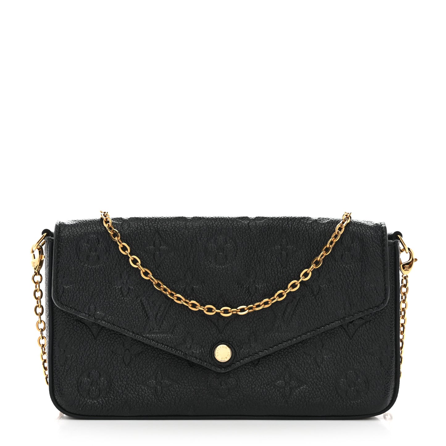 Empreinte Pochette Felicie Chain Wallet Black