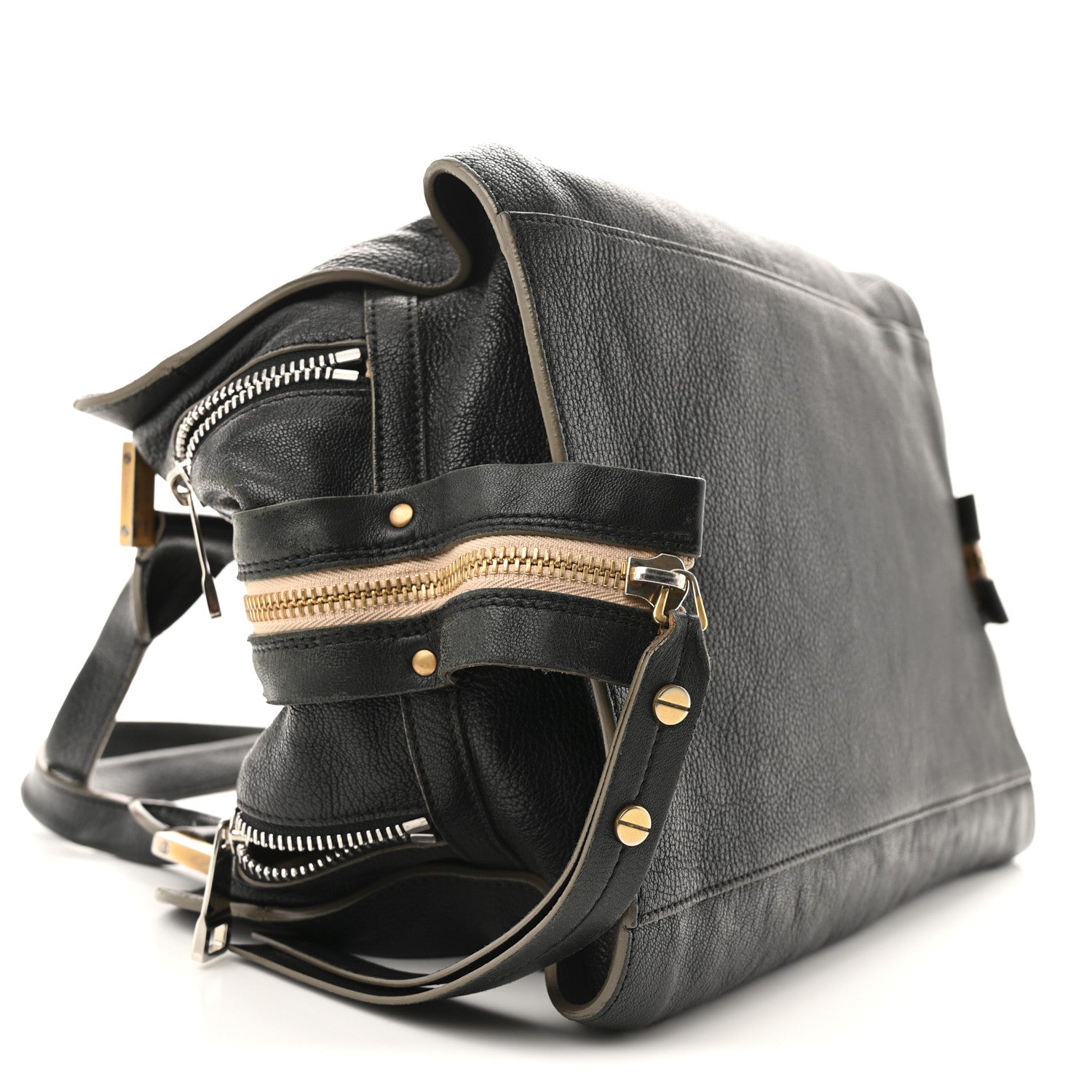 Chloe Goatskin Large Dalston Satchel Black 8 of 16