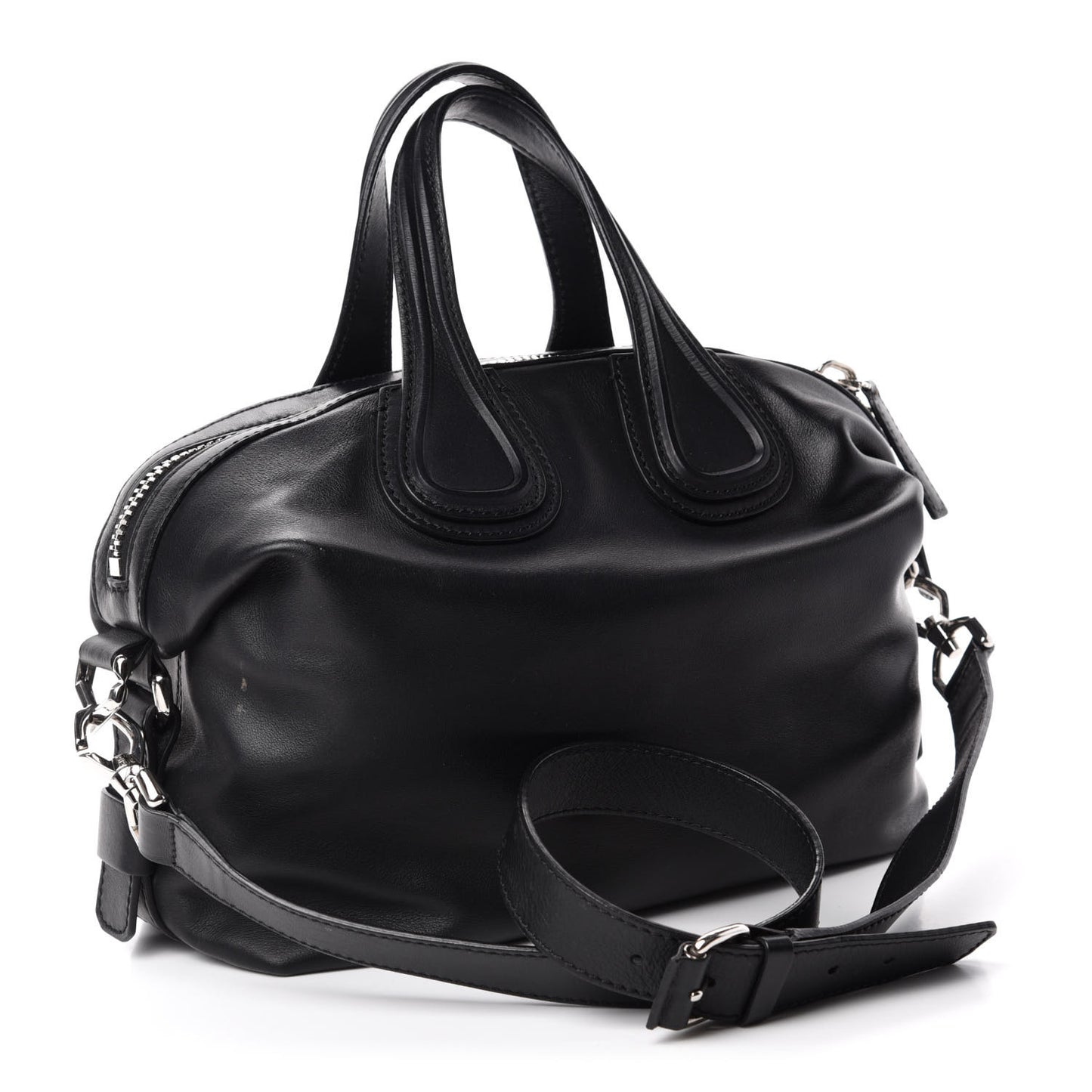 Calfskin Star Embellished Small Nightingale Black