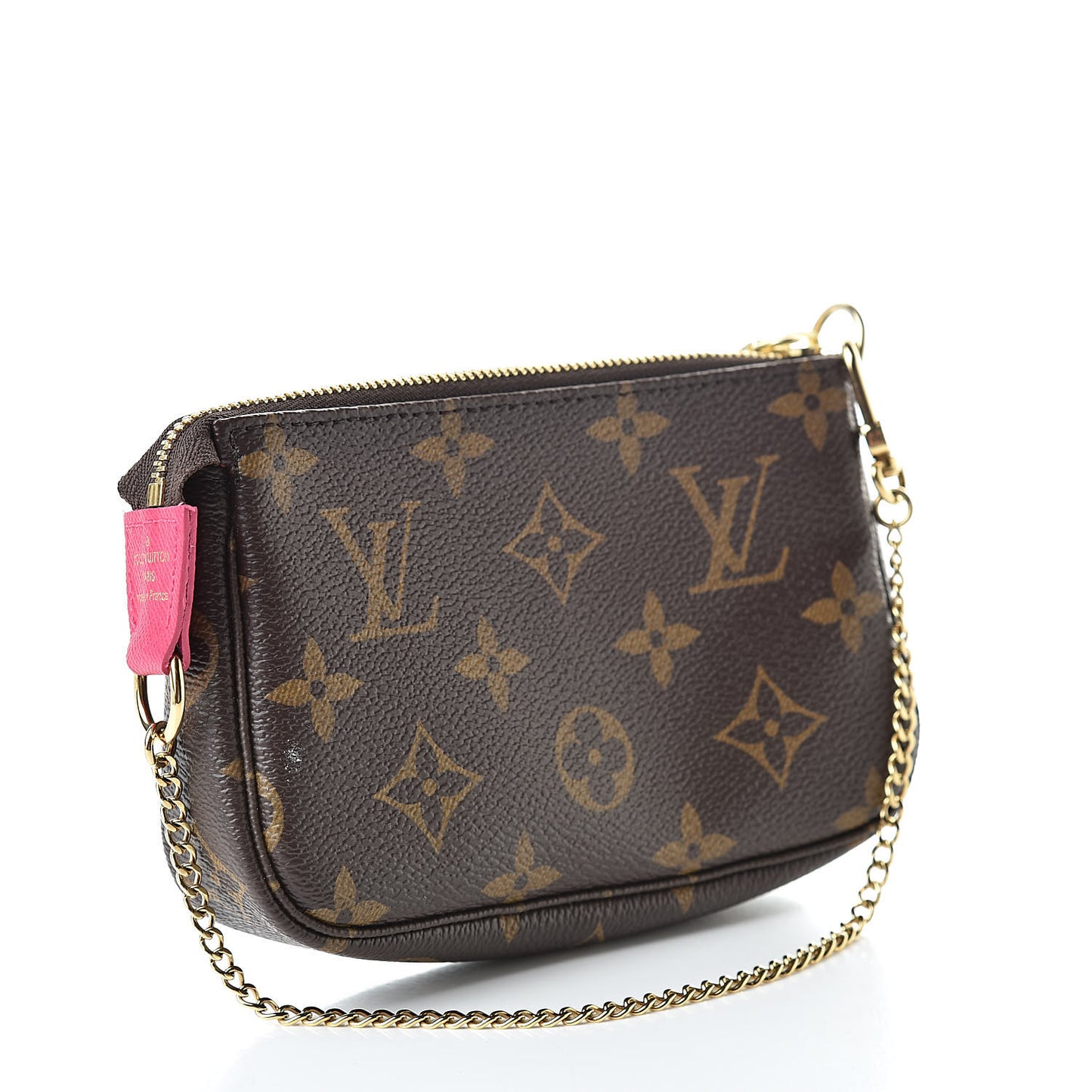 Monogram 2019 Christmas Animation Mini Courchevel Pochette Accessories Fuchsia
