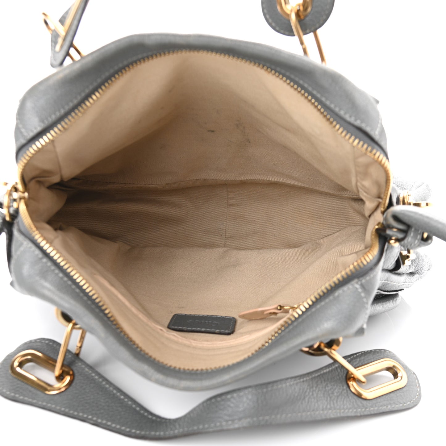 Calfskin Medium Paraty Cashmere Grey