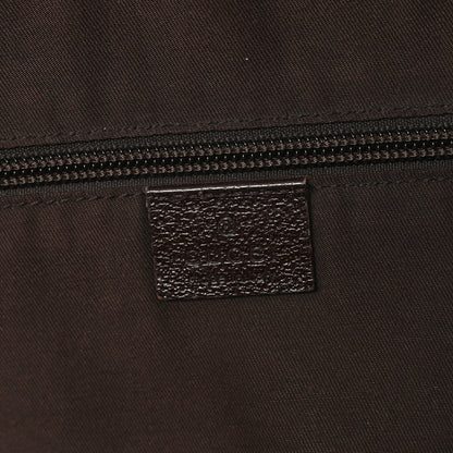 Gucci Monogram Web Carry On Tote Dark Brown 6 of 12