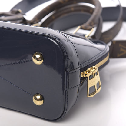 Louis Vuitton Patent Monogram Alma BB Marine 9 of 9