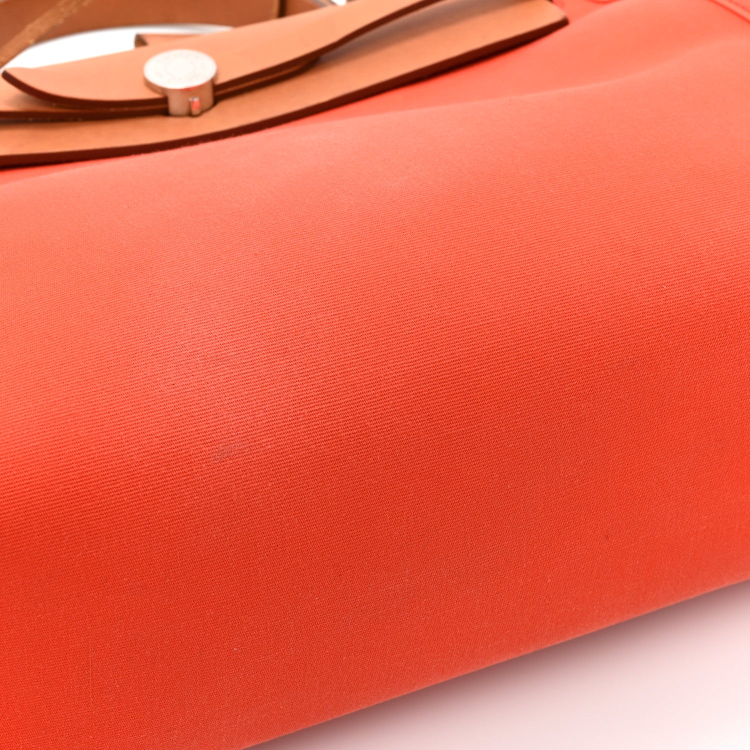 Hermes Toile Vache Hunter Herbag Zip 31 PM Orange Natural Orange Natural 14 of 21