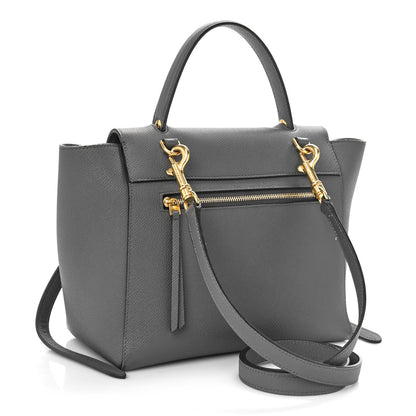 Celine Grained Calfskin Micro Belt Bag Grey 3 of 11