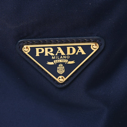 Prada Re-Nylon Triangle Large Mariner Shoulder Bag Baltico 7 of 10
