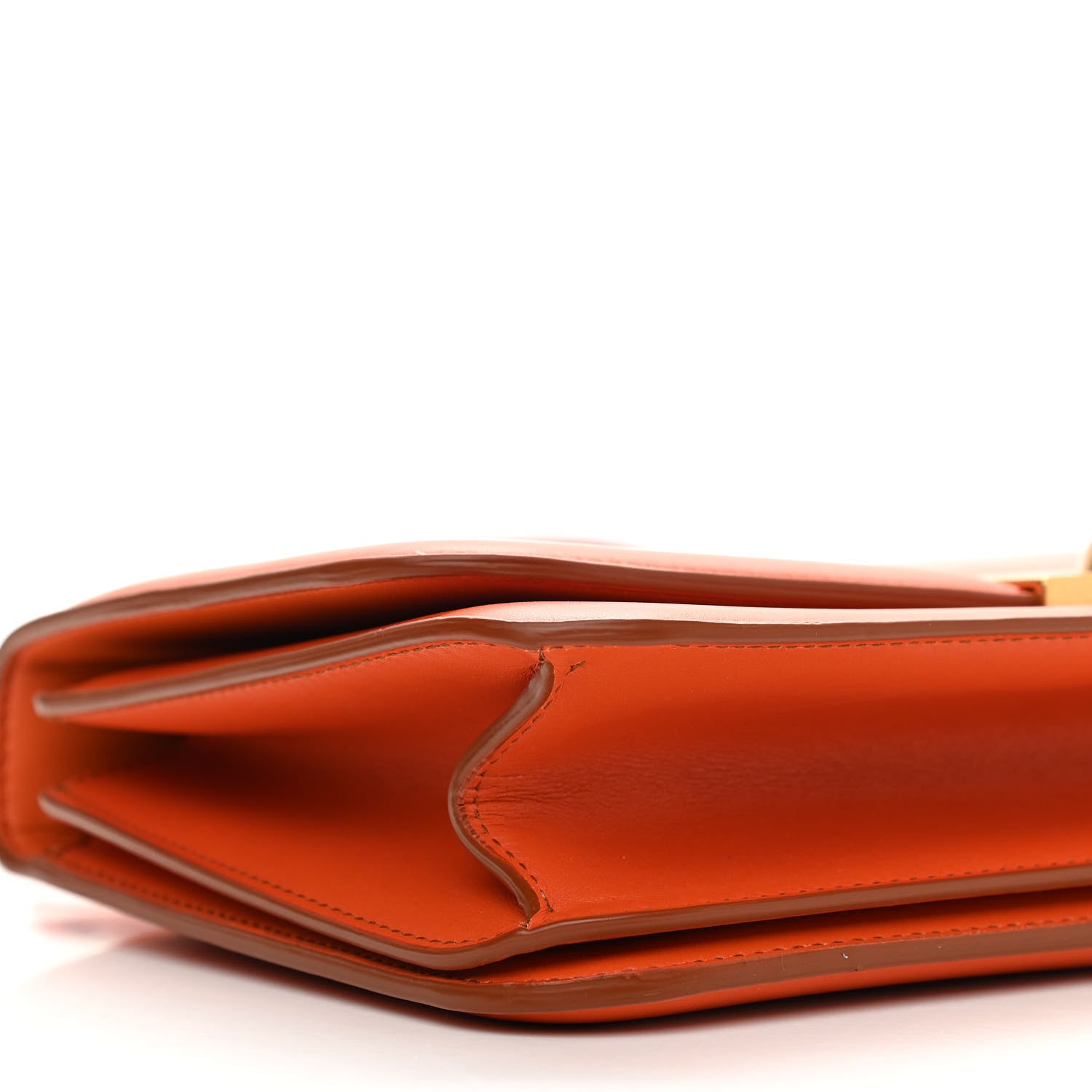 Bottega Veneta Spazzolato Calfskin Classic BV Classic Bag Orange 5 of 10