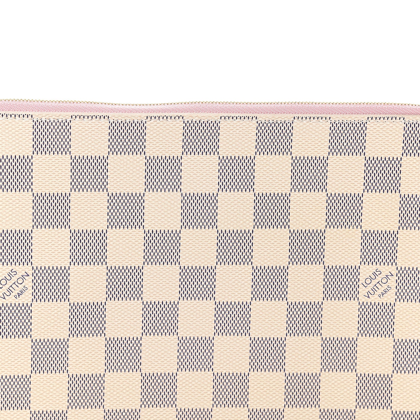 Damier Azur Neverfull MM GM Pochette Rose Ballerine