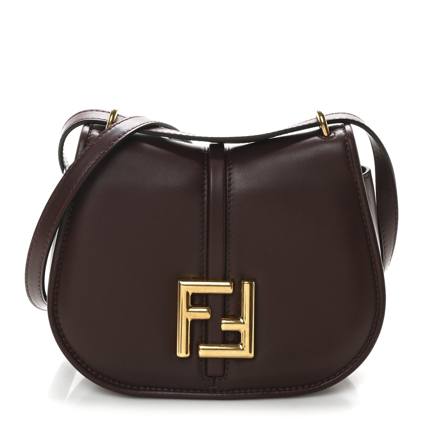Vitello Brenta Cher Small Fendi C'mon Bordeaux