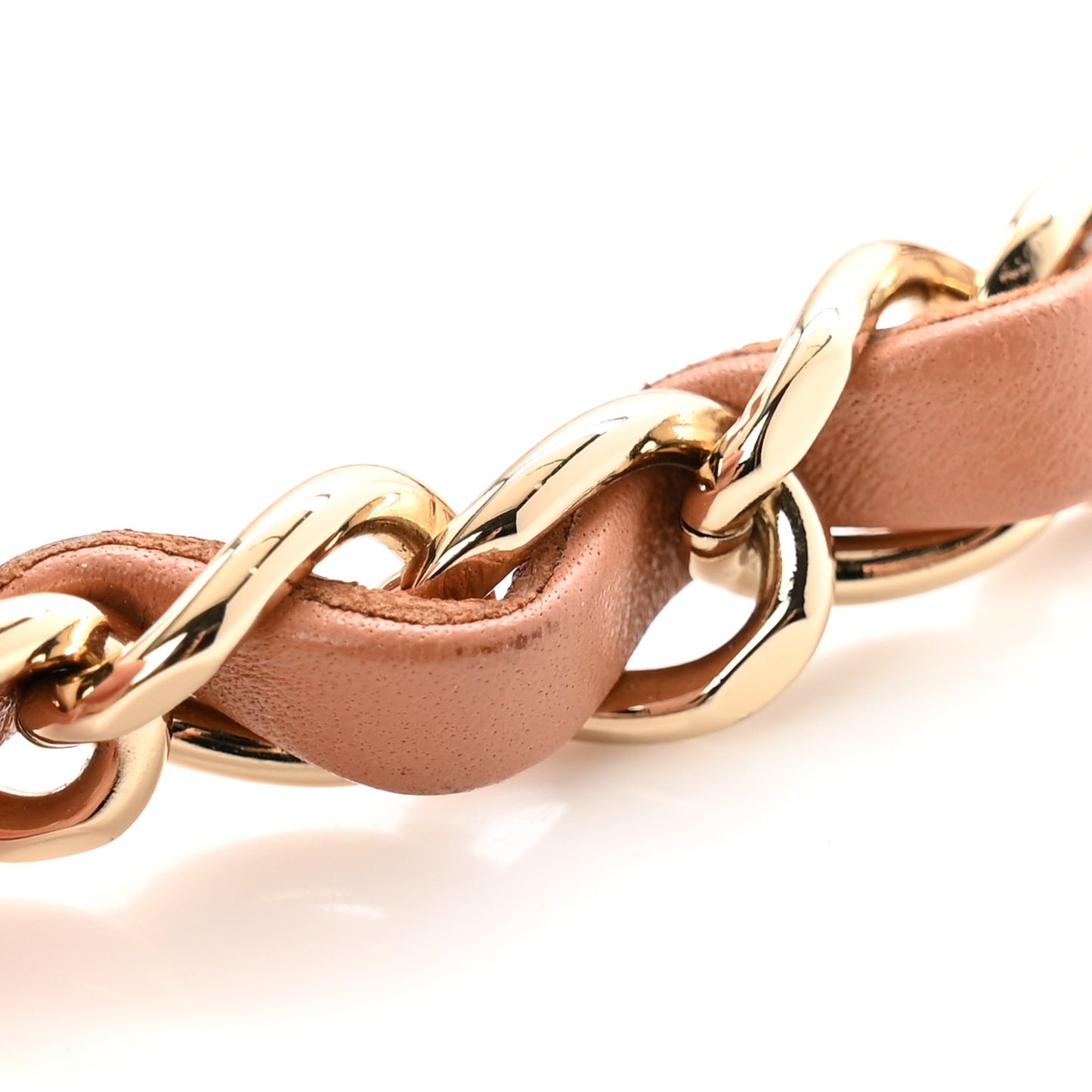 Lambskin Quilted Mini Rectangular Flap Brown