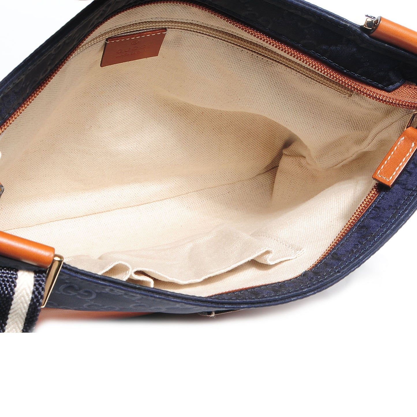 Nylon Monogram Small Messenger Bag Blue
