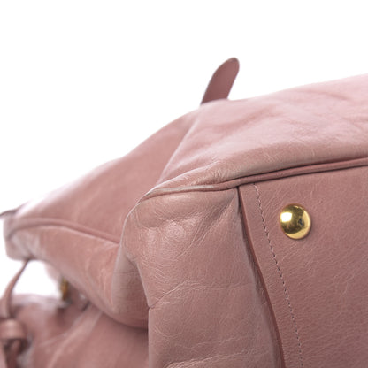 Miu Miu Vitello Shine Bow Tote Mughetto 8 of 12