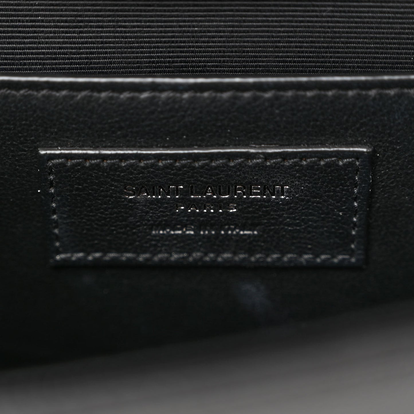 Grain De Poudre Medium Classic Monogram Monochrome Kate Satchel Black