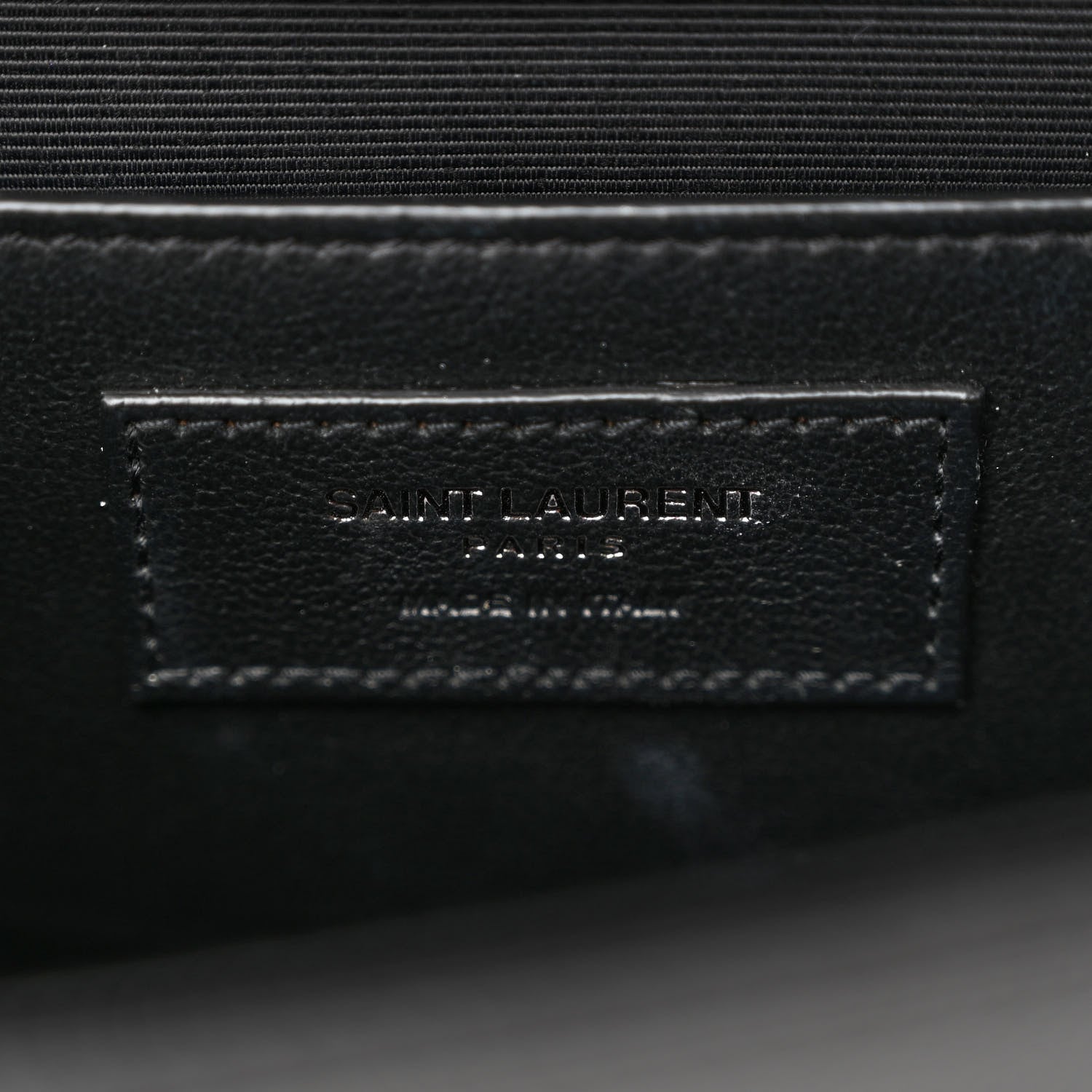 Saint Laurent Grain De Poudre Medium Classic Monogram Monochrome Kate Satchel Black 6 of 11
