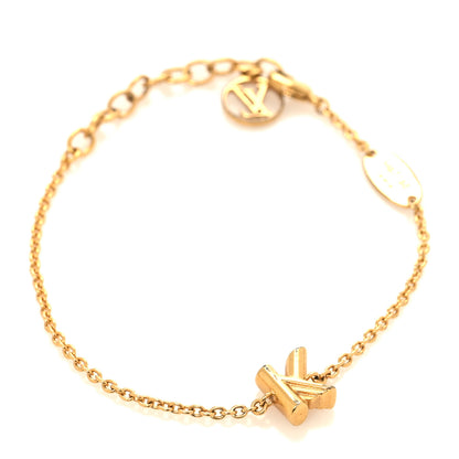 Louis Vuitton LV And Me Letter K Bracelet Gold 1 of 6