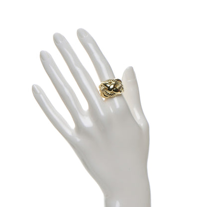 David Yurman 18K Yellow Gold Wide Woven Cable Ring 51.5 6 2 of 4
