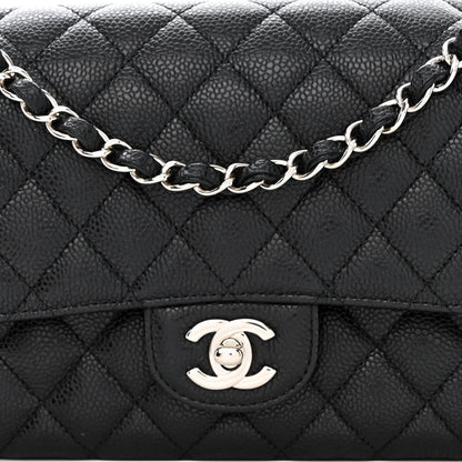 Chanel Caviar Quilted Medium Double Flap Black 8 of 11