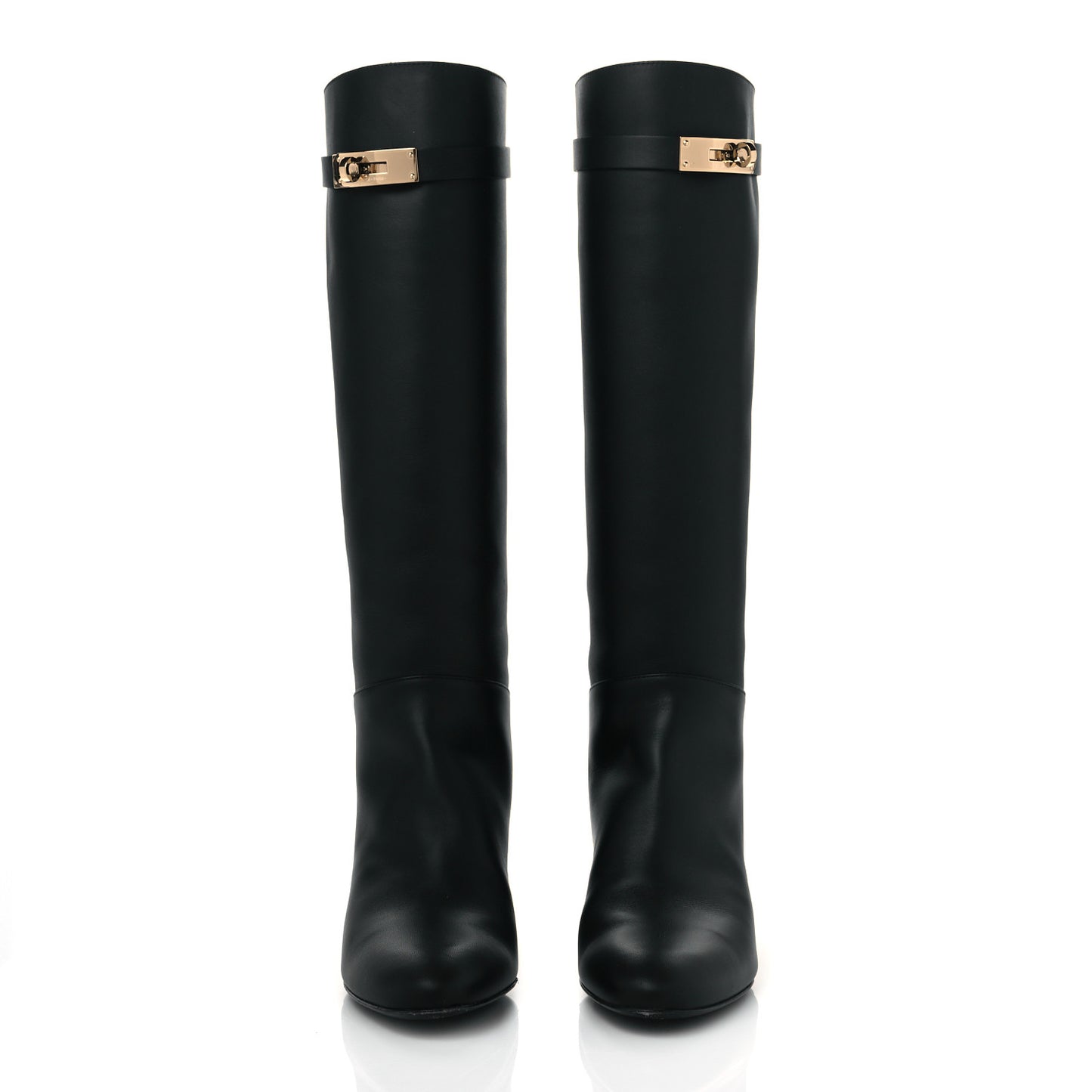 Heritage Calfskin Story Boots 36 Black