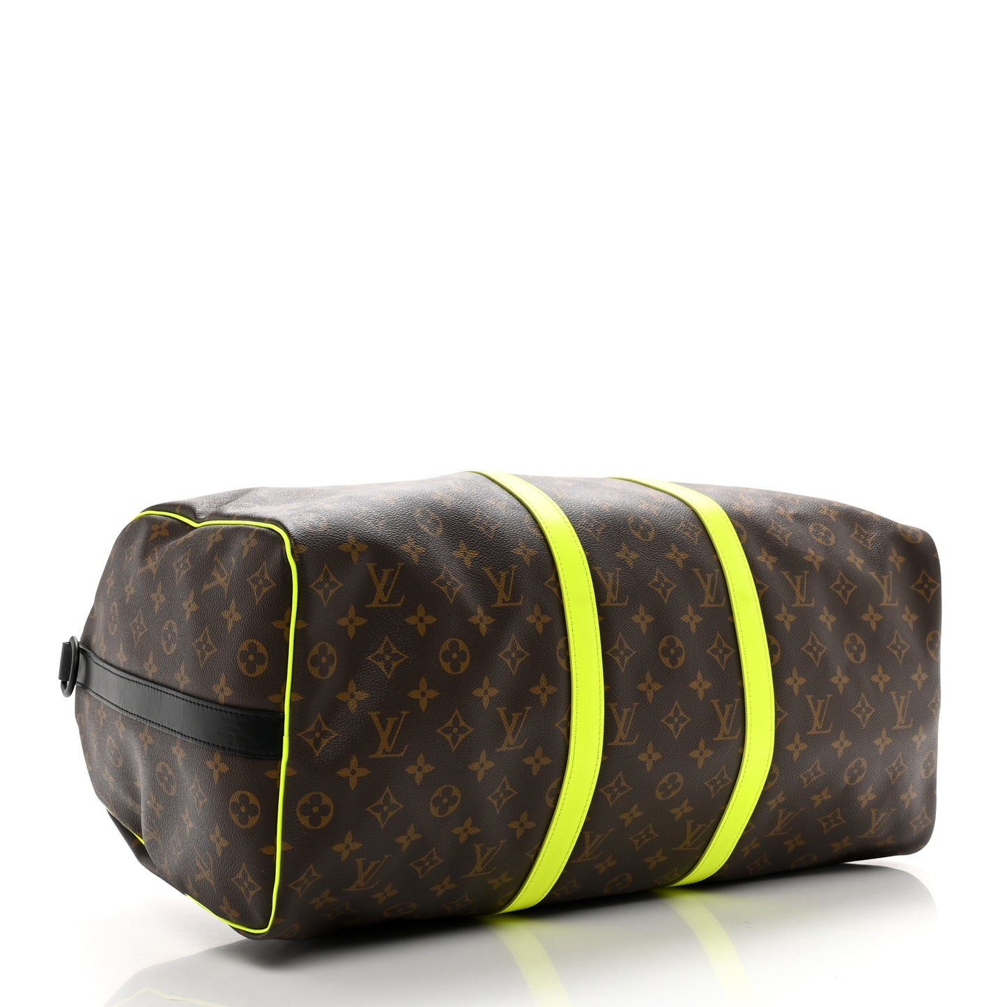 Monogram Macassar Keepall Bandouliere 50 Florescent Yellow