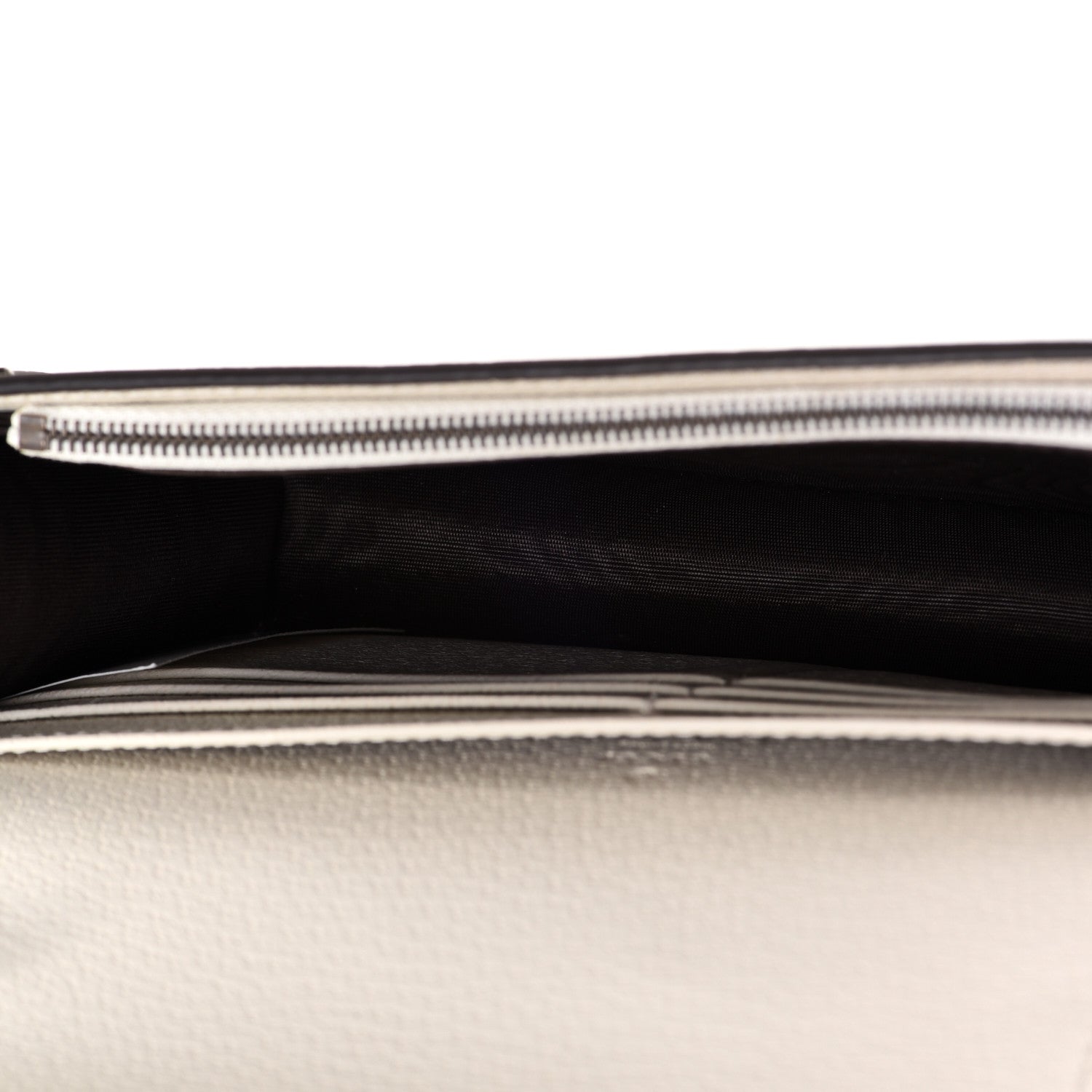 Gucci GG Supreme Monogram Web Queen Margaret Chain Wallet White 5 of 10
