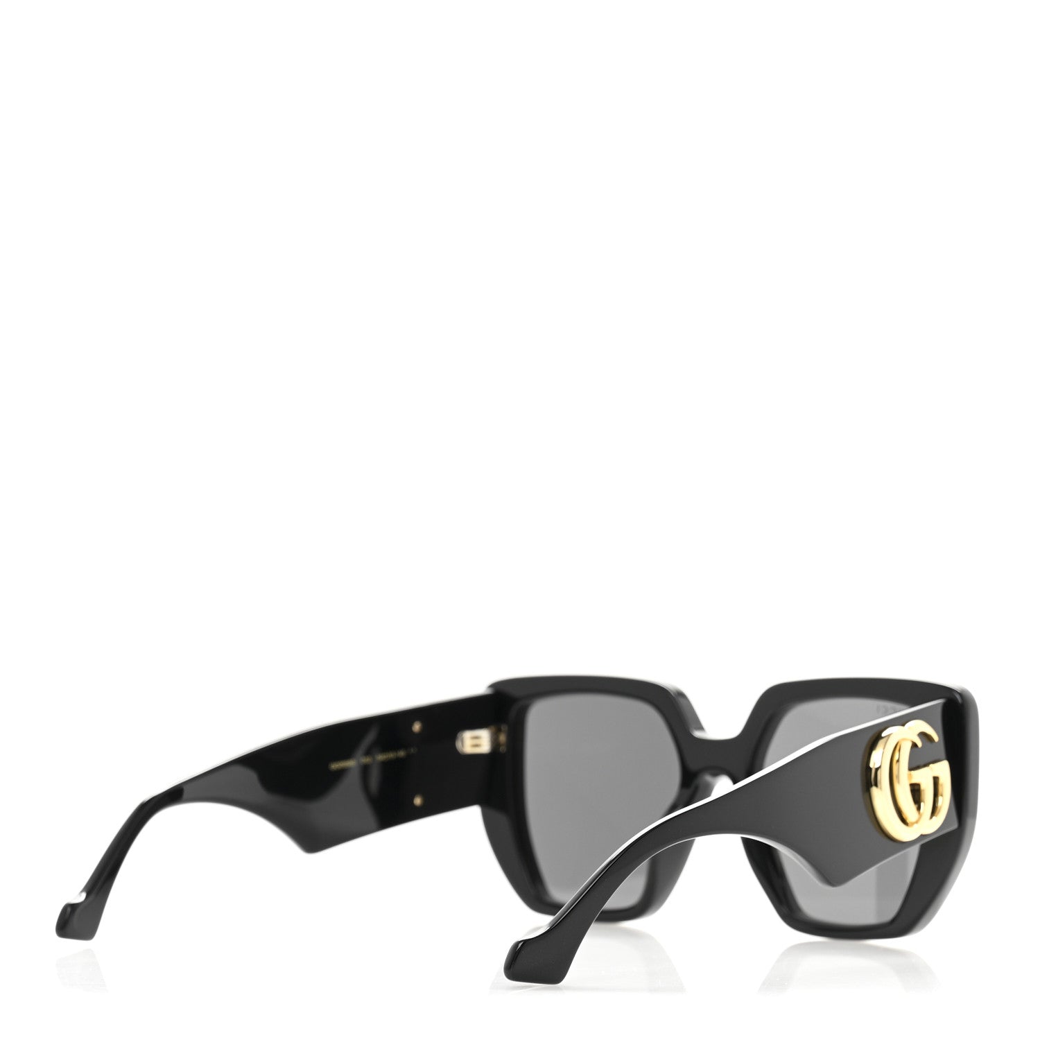 Gucci Acetate Square Frame Sunglasses GG0956S Black 4 of 9