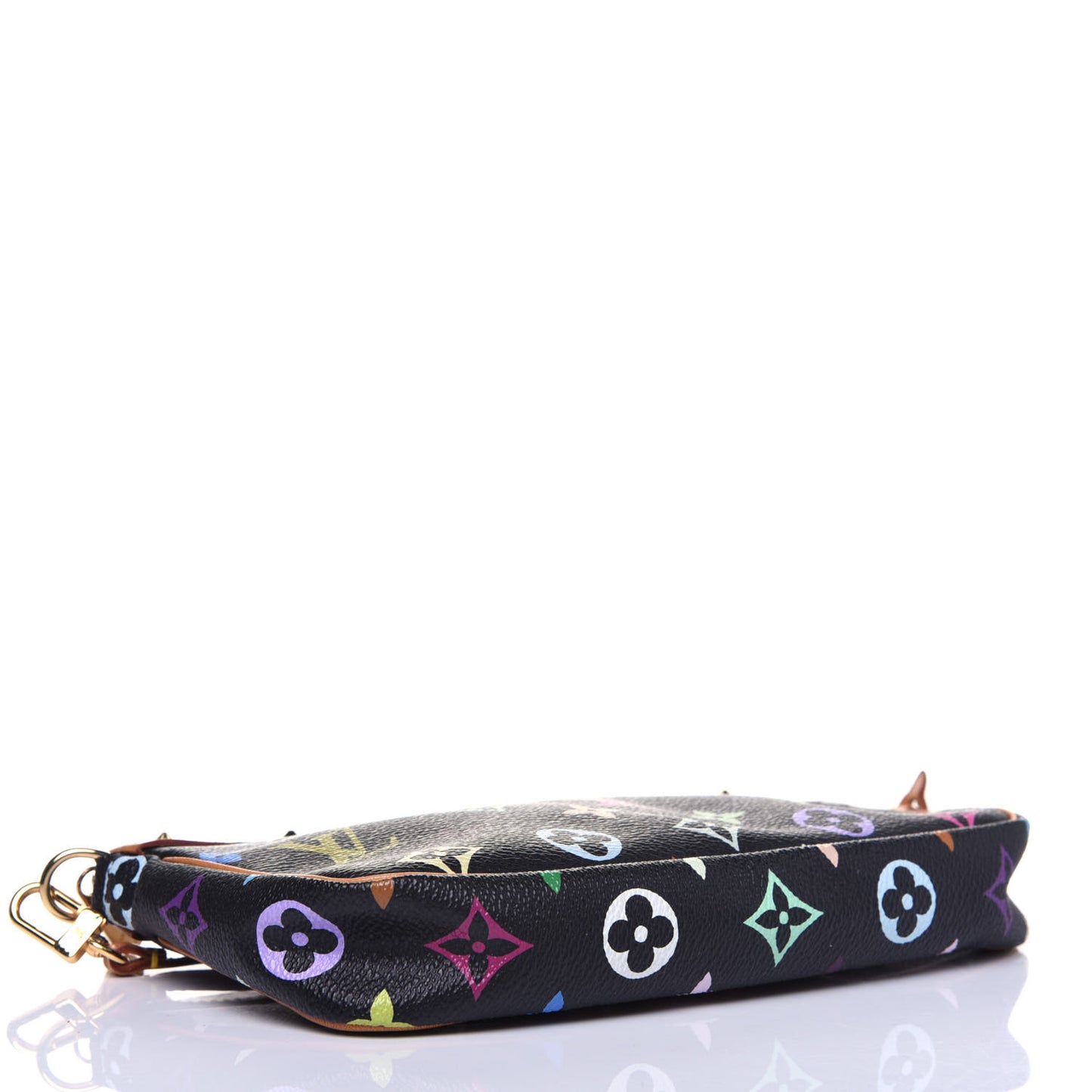 Monogram Multicolor Pochette Accessories Black