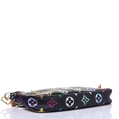 Louis Vuitton Monogram Multicolor Pochette Accessories Black 4 of 15