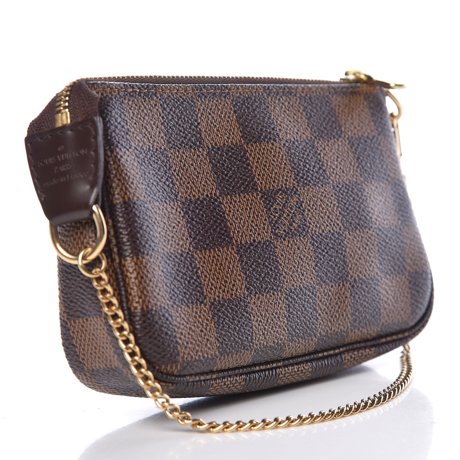Louis Vuitton Damier Ebene Complice Trunks and Bags Mini Pochette Accessories Red 3 of 7