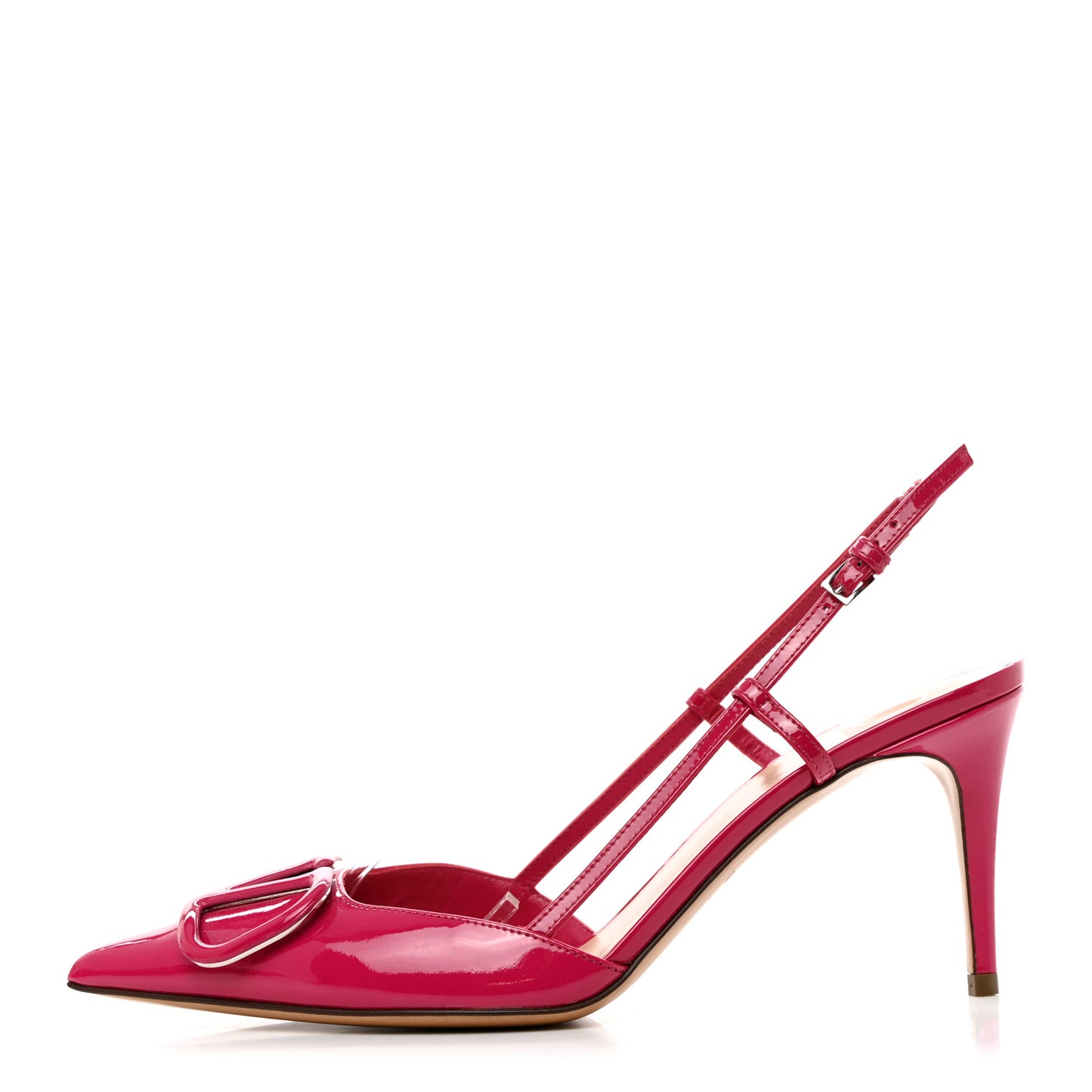 Patent Tonal Vlogo Slingback 80mm Pumps 37.5 Blossom