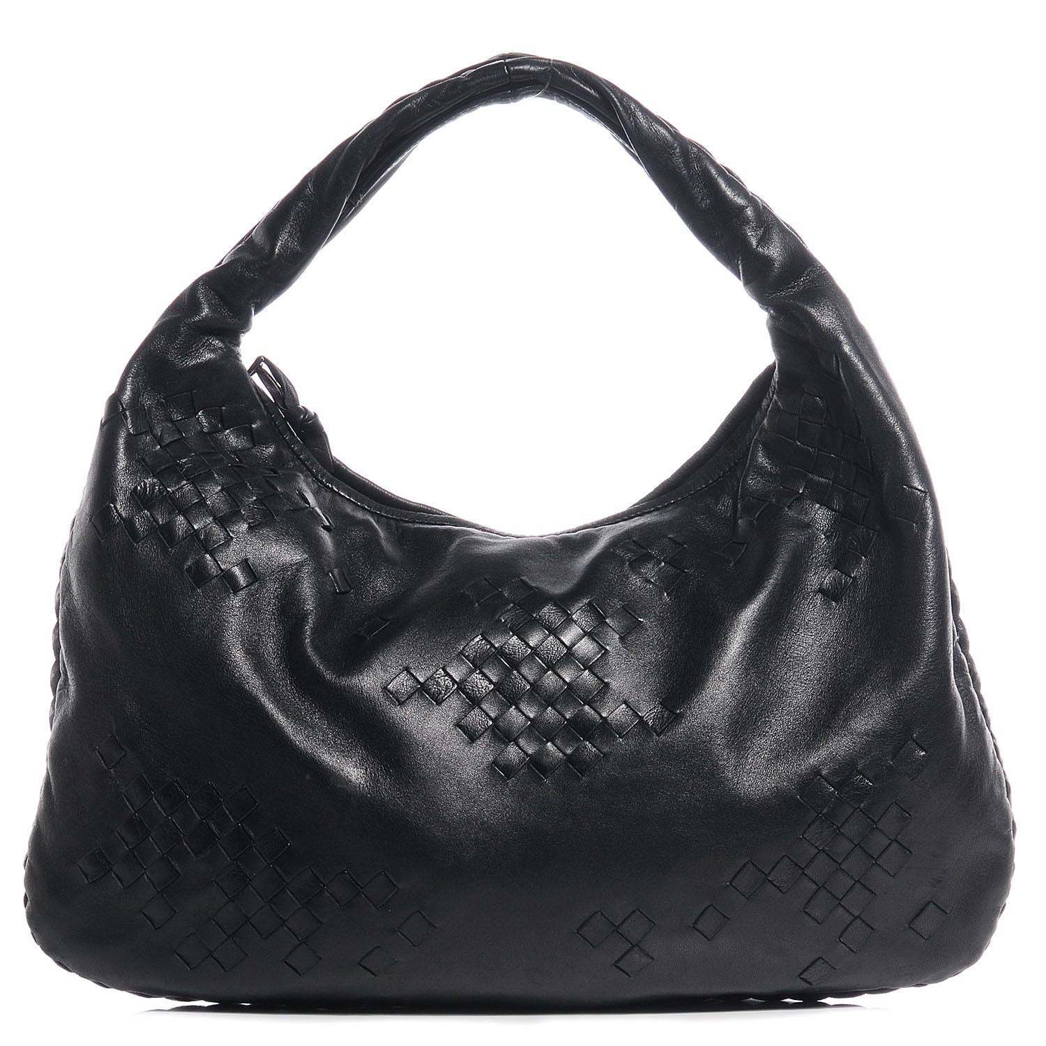 Bottega Veneta Nappa Intrecciato Medium Veneta Hobo Black 1 of 8
