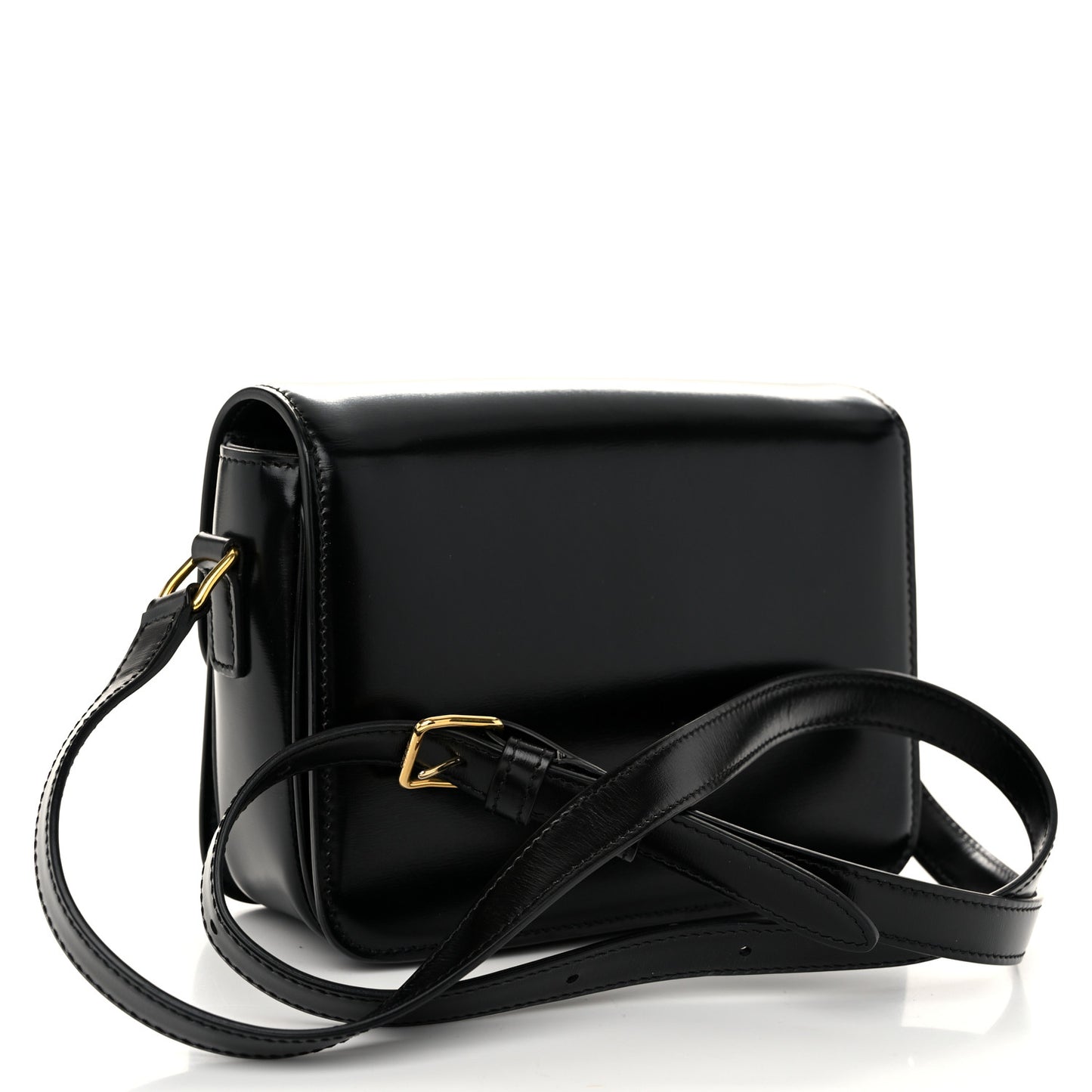 Shiny Calfskin Teen Triomphe Black