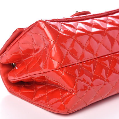 Chanel Patent Quilted Accordion Reissue 2.55 Flap Red 8 of 10