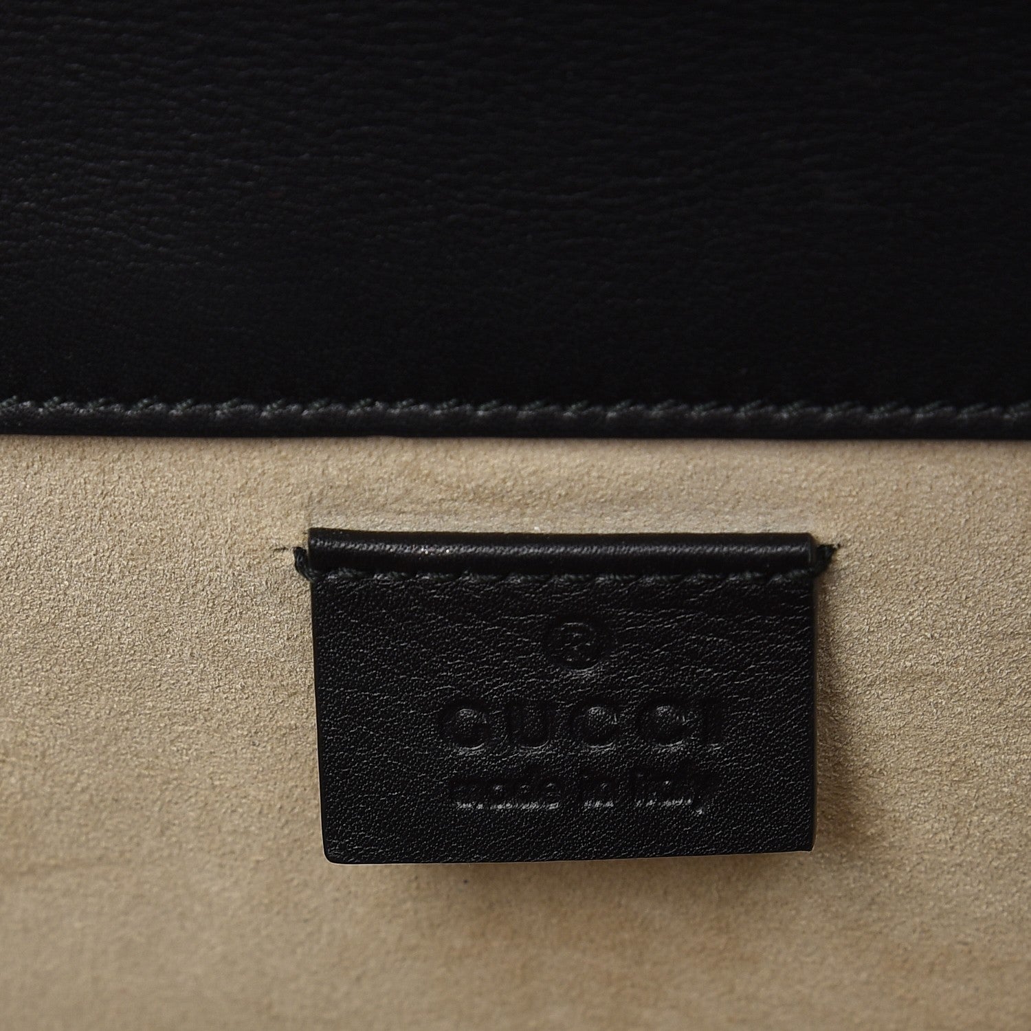 Gucci Calfskin Floral Embroidered Studded Small Dionysus Shoulder Bag Black 7 of 8
