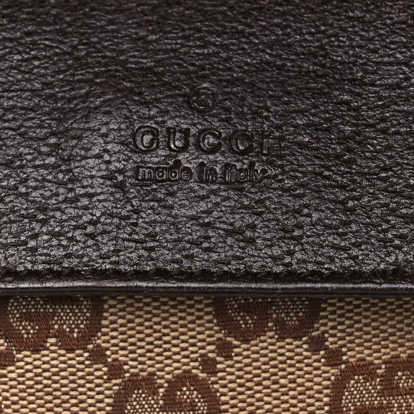 GG Monogram Web Double Pocket Belt Bag Ebony