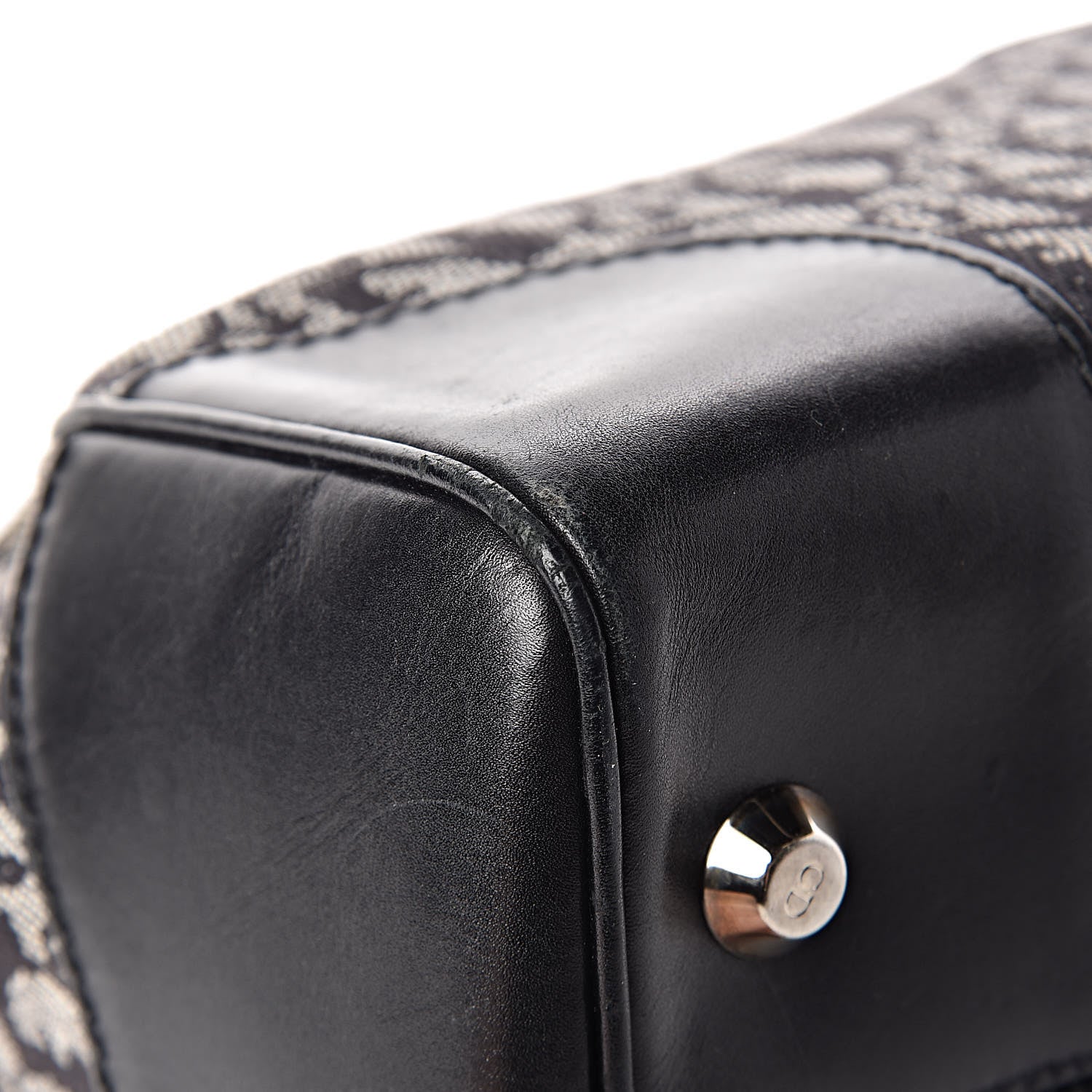 Christian Dior Monogram Boston Black 12 of 17