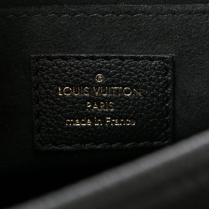 Louis Vuitton Grained Calfskin Lockme Chain Bag PM Black 6 of 9