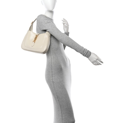 Gucci Boarded Dyana Lux Calfskin Small Jackie 1961 Hobo Mystic White 2 of 14