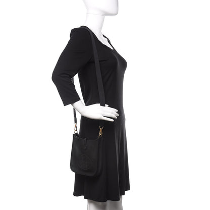 Hermes Taurillon Clemence Evelyne TPM Black 2 of 10