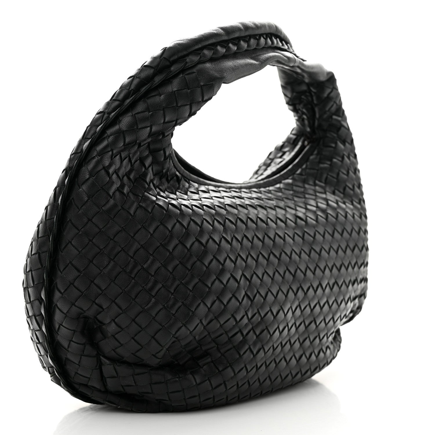 Bottega Veneta Nappa Intrecciato Medium Belly Veneta Hobo Black 3 of 9