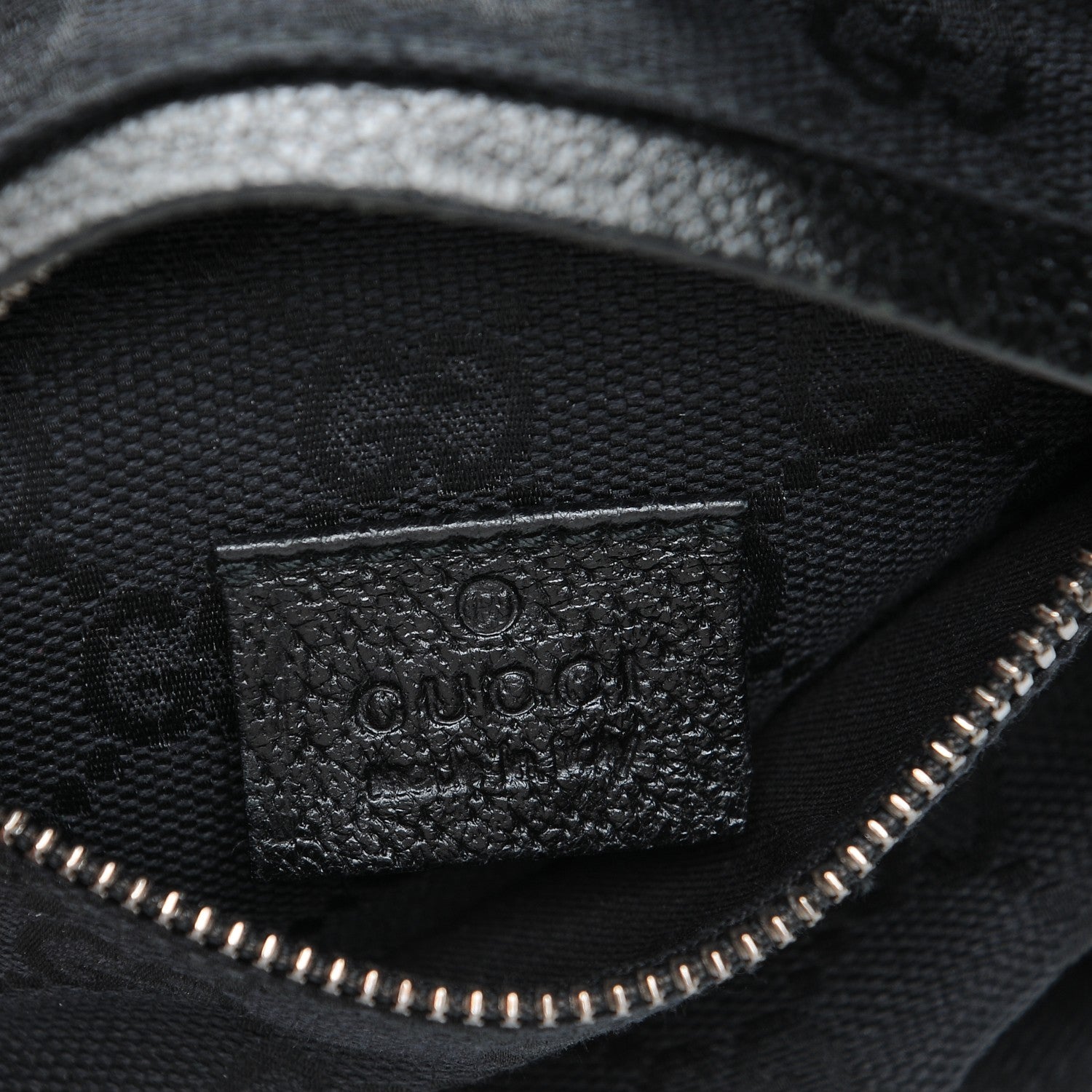 Gucci Monogram Belt Bag Black 6 of 7