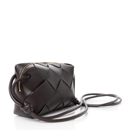 Bottega Veneta Lambskin Maxi Intrecciato Small Cassette Camera Bag Fondant 3 of 9