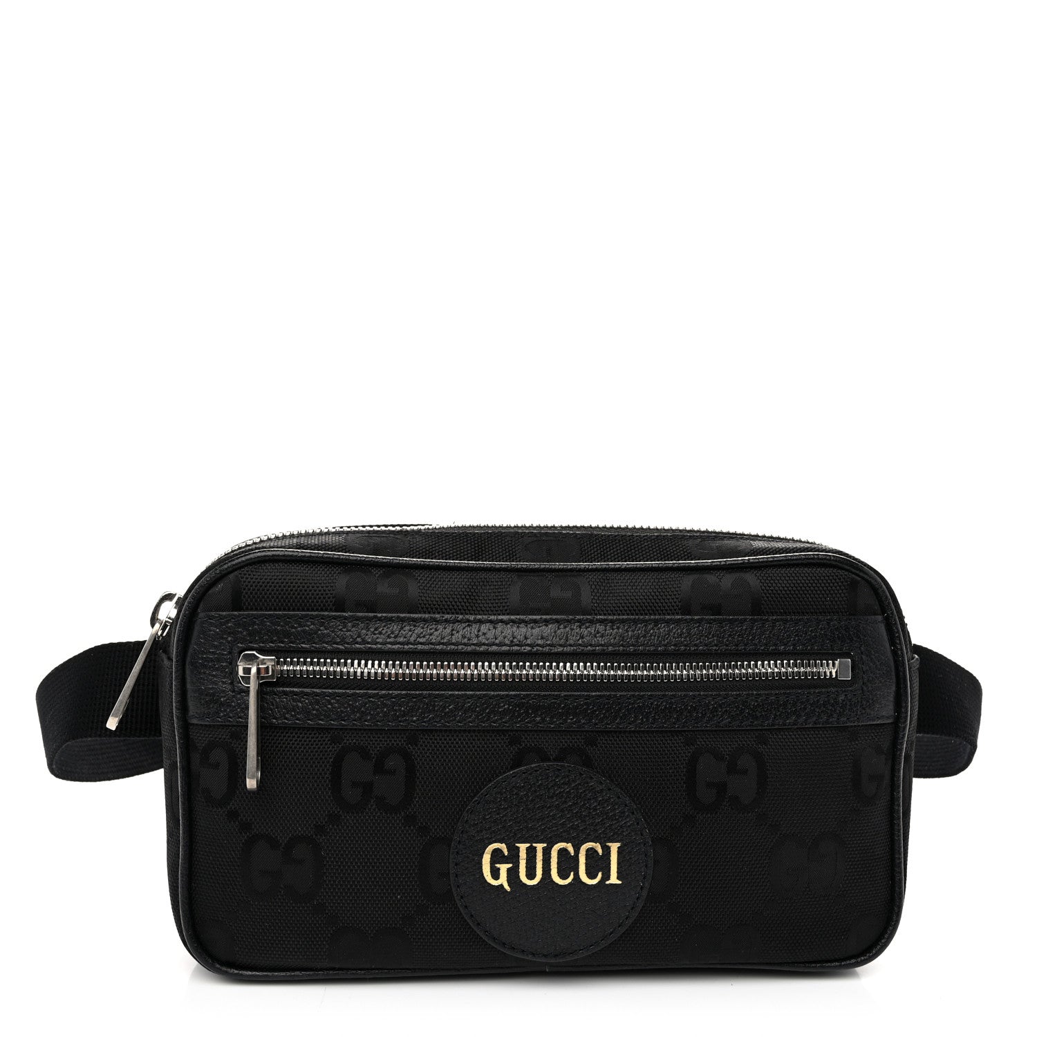 Gucci Econyl Nylon Monogram Off The Grid Belt Bag Black 1 of 11