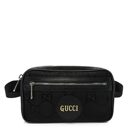 Gucci Econyl Nylon Monogram Off The Grid Belt Bag Black 1 of 11