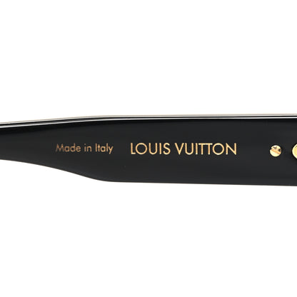 Louis Vuitton Acetate My Monogram Square Sunglasses Z1526E Black 5 of 7