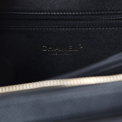 Chanel Caviar Quilted Medium CC Filigree Vanity Case Black 5 of 8