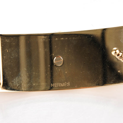 Hermes Box Togo 24mm Sydney Belt 85 Black Gold 6 of 8